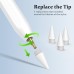 Stylus Pen for iPad Pencil 10th Generation, 2X Fast Charge Apple Pencil with Palm Rejection & Tilt Sensitivity, Compatible with 2018-2025 iPad 6-11th, Pro 12.9 11 13"  M4, Air 3 4 5 M2 M3, Mini 5 6