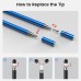 MEKO 4 Pack Stylus Pens for Touchscreens, 2-in-1 High Sensitivity&Precision Capacitive Stylus Pens for iPad iPhone Android Smartphone Tablets All Touchscreen Devices(4 Stylus + 12 Tips)